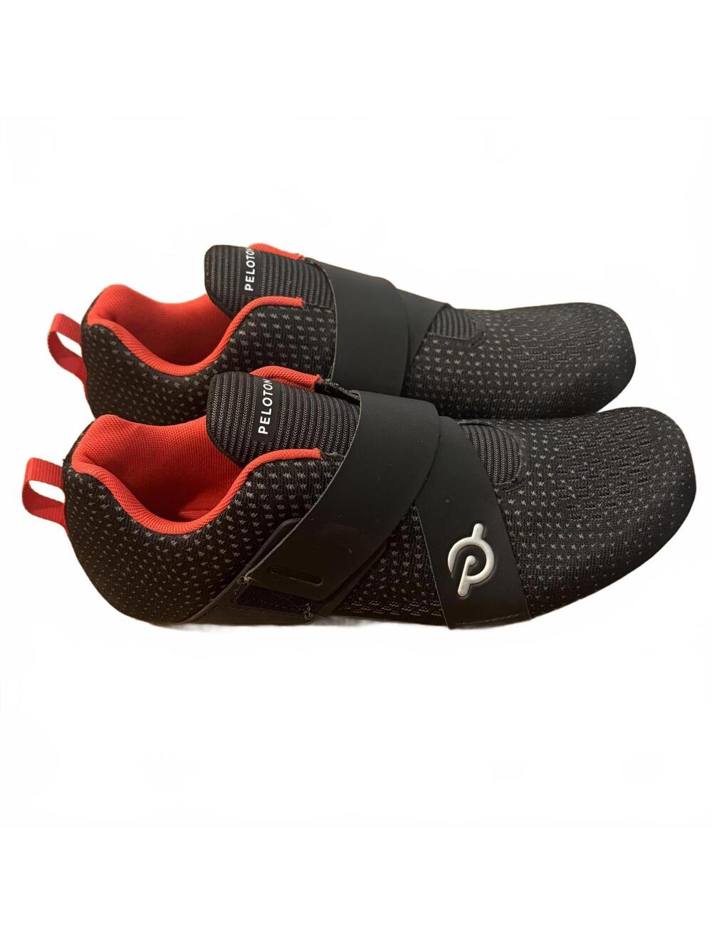 Peloton Black and Red Cycling Shoes Size US 7.5 Men / 9 W